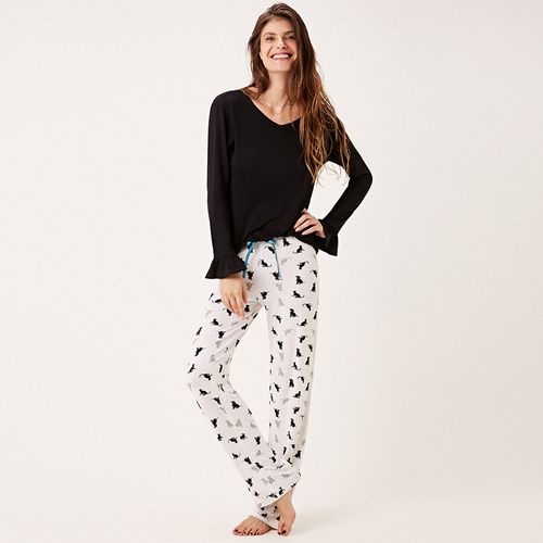 Pijama-Longo-Malha-Friends