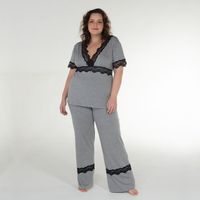 Pijama-Longo-Manga-Curta-Malha-Georgia-Maternidade
